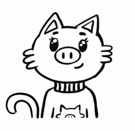 Kitty Pig (猫猫猪)角色设计