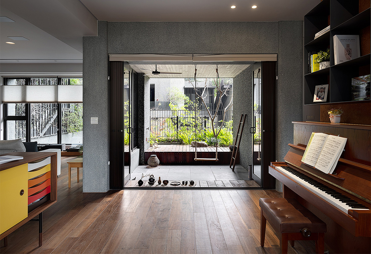 家装设计案例鉴赏——现代原木感混搭居所