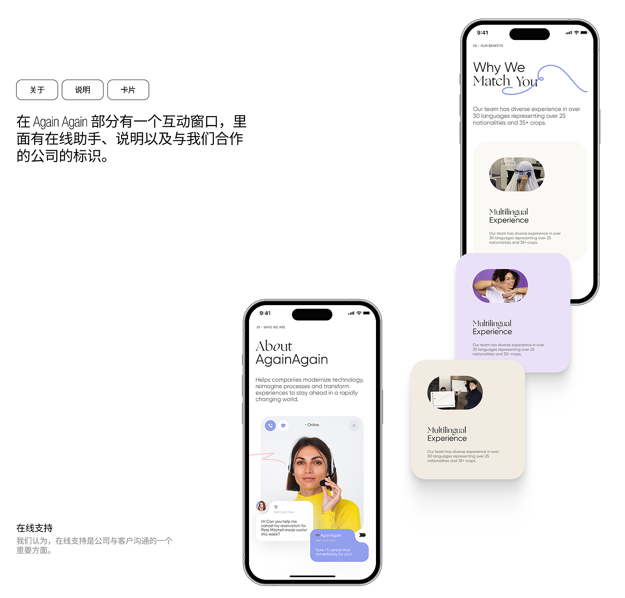 AgainAgain - 面向潜在客户生成公司的 UI|UX