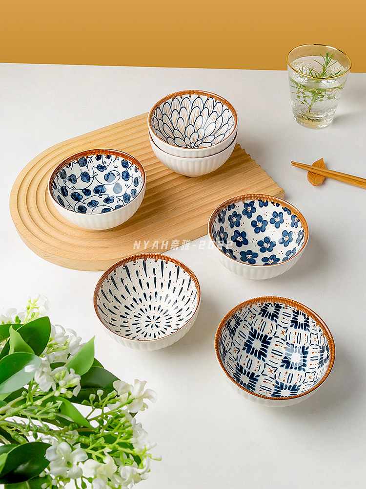 复古藤编米饭碗6只礼盒装（图ZMzE3NDgyMDY4） - 产品摄影 - 站酷设计师Nyah原创素材 - 站酷ZCOOL