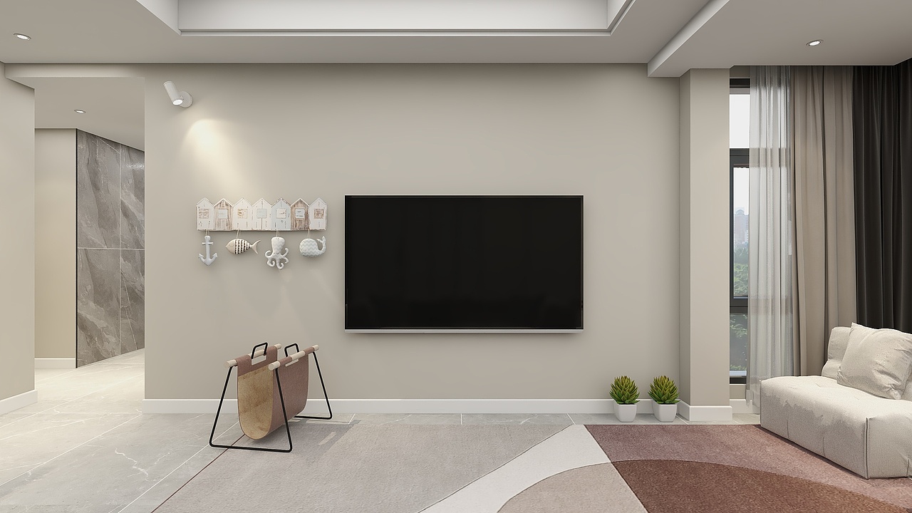 四川岳池凰腾龙玺(150平方现代简约复式四居室)