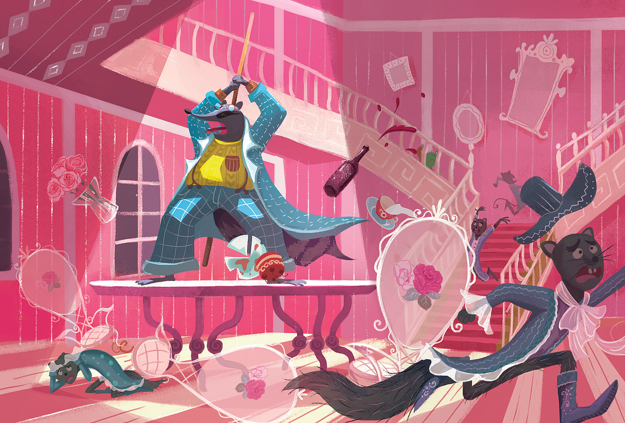 《柳林风声》原创插画（附过程）（图ZMzI0NDY4NzA4） - 商业插画 - 站酷设计师设计师奶片儿原创素材 - 站酷ZCOOL