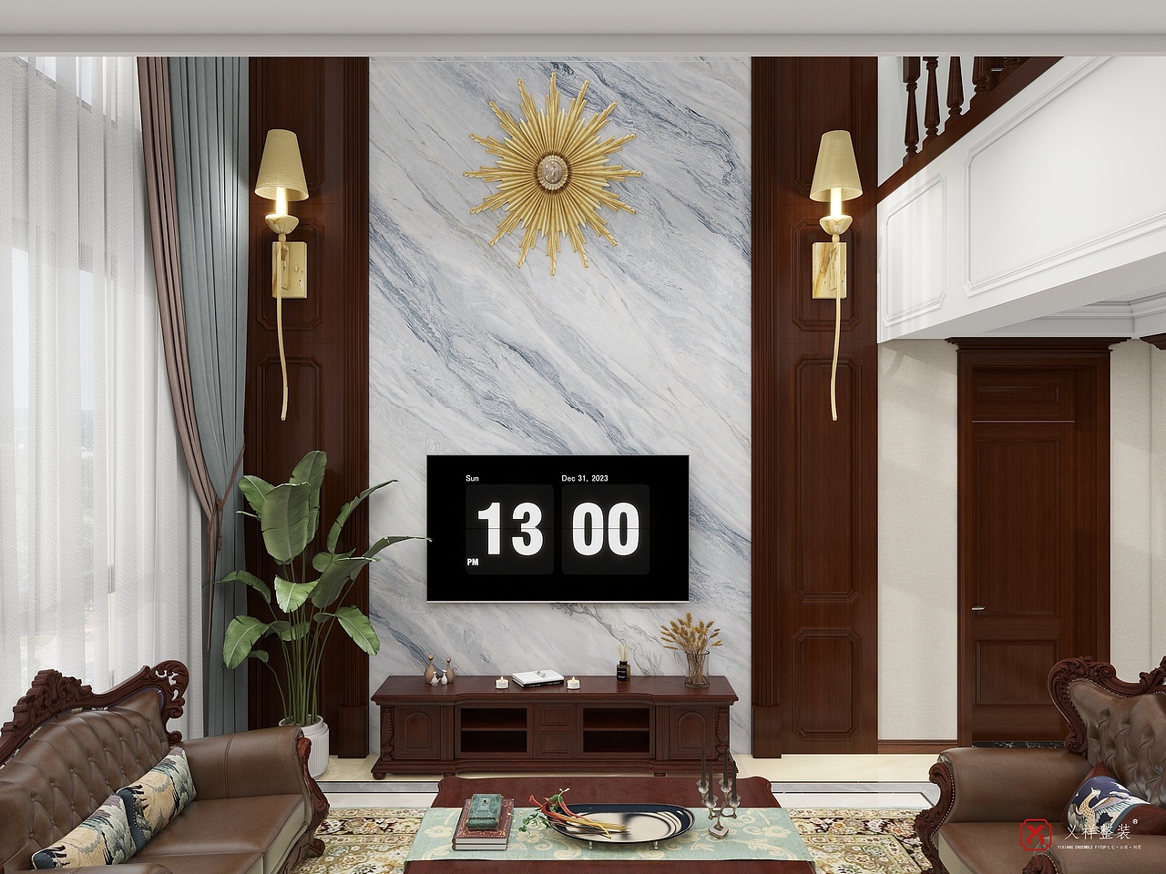 美式私人別墅（圖ZMzcwMjU0OTYw） - 家裝設計 - 站酷設計師陳蔚2023原創(chuàng)素材 - 站酷ZCOOL