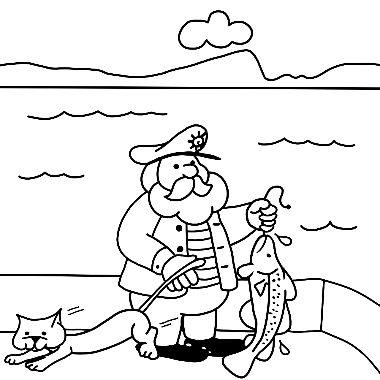 线描-Lil and Don（图ZMzAxNDkzMTQw） - 儿童插画 - 站酷设计师碗跑跑原创素材 - 站酷ZCOOL