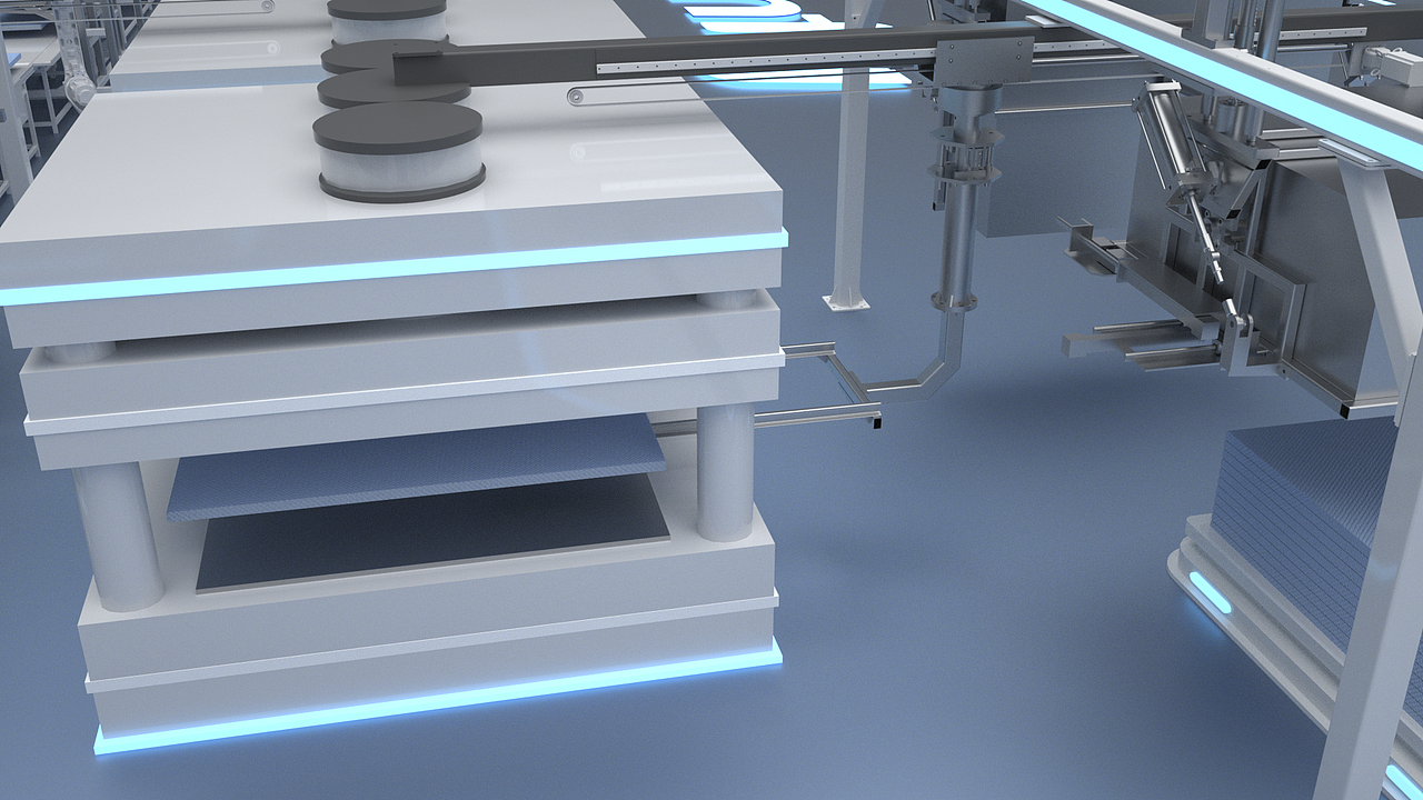 Tenfy智能自动化工厂动画