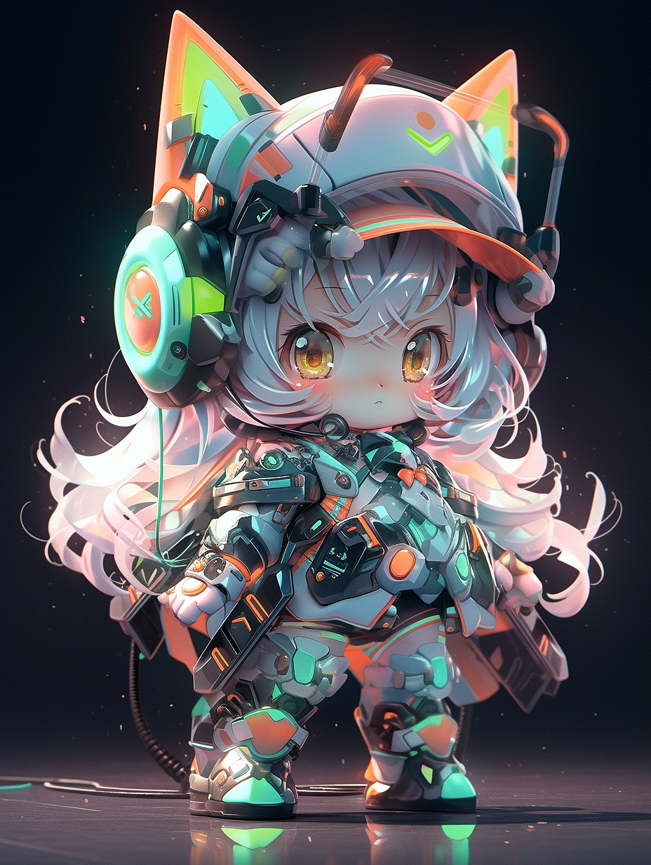 MJ-AI 3D卡通IP形象潮玩关键词分享