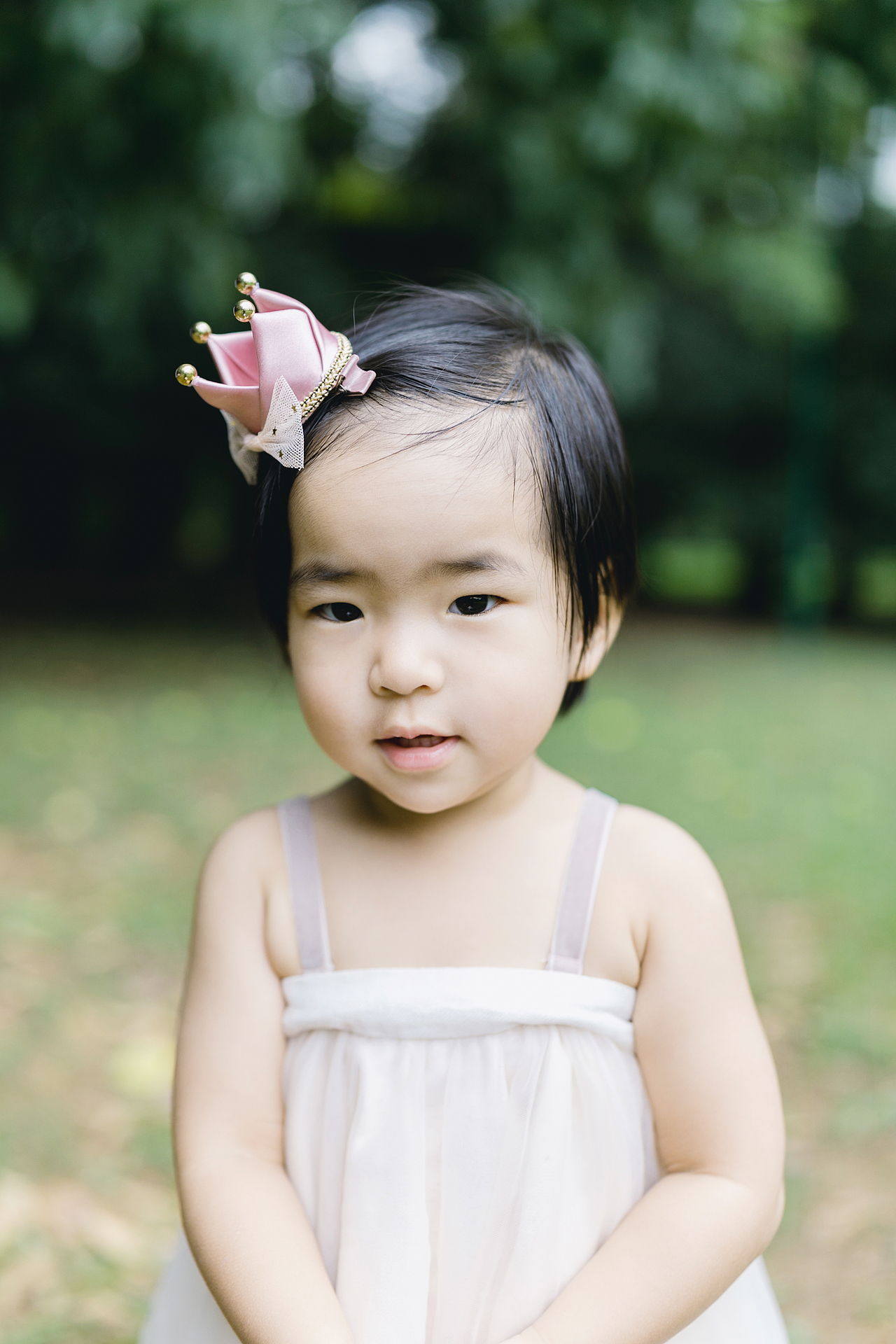 两岁的团团你好