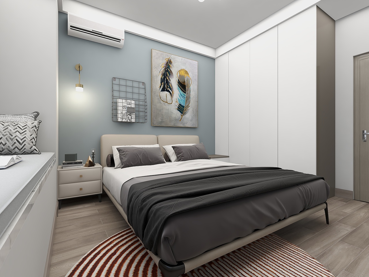 四川广安承平盛世三期（98平方现代简约三居室）（图ZMzE2OTA1ODgw） - 家装设计 - 站酷设计师设计师成爽原创素材 - 站酷ZCOOL