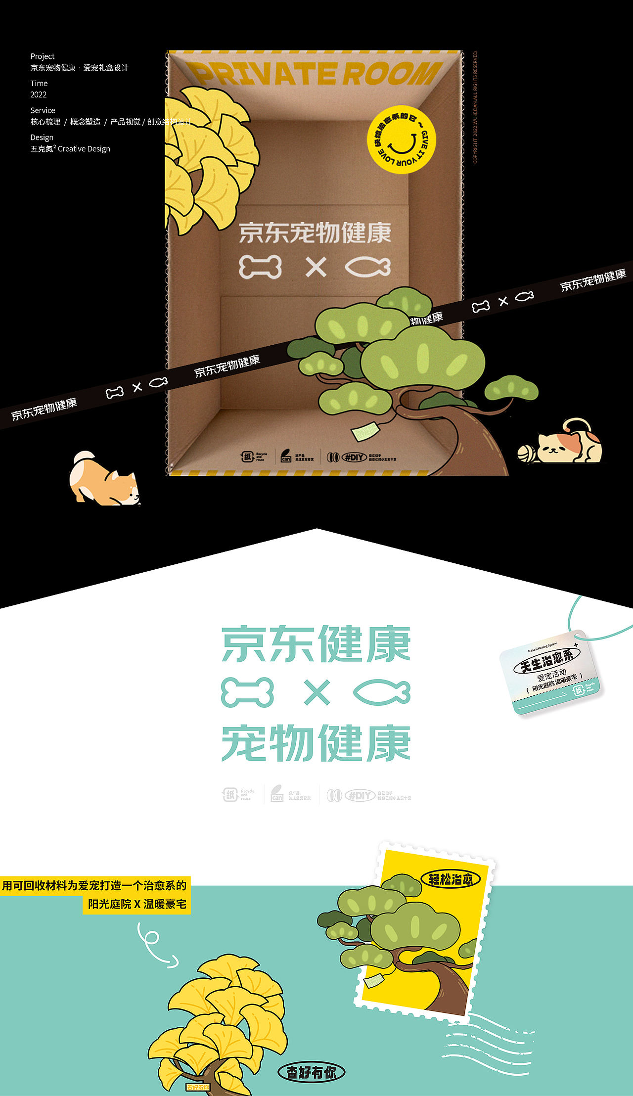 五克氮²×京东｜宠物健康·双11爱宠百变礼盒设计（图ZMzI2NDEwODQ0） - 包装 - 站酷设计师五克氮创意设计原创素材 - 站酷ZCOOL