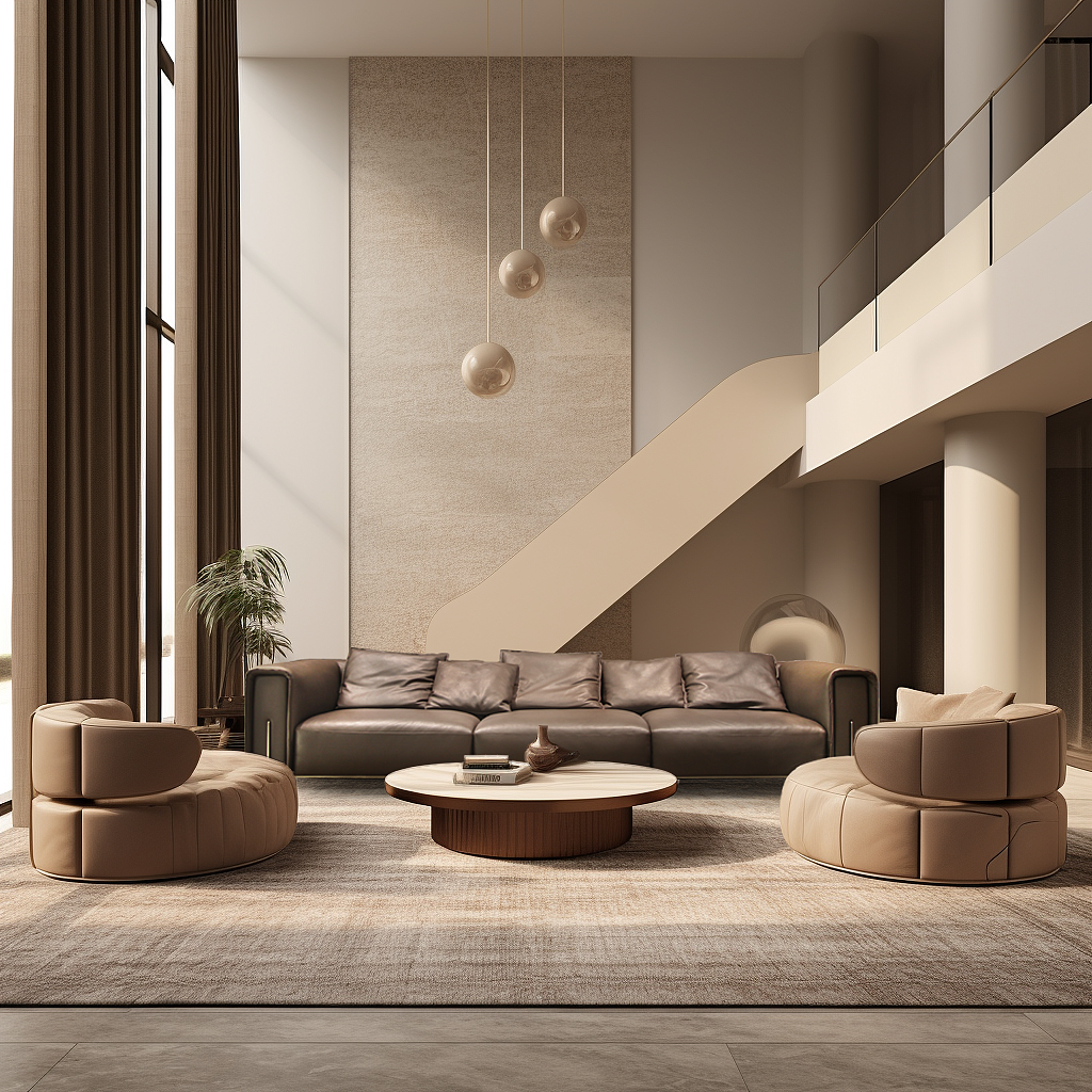 潘文星皮沙发场景搭配