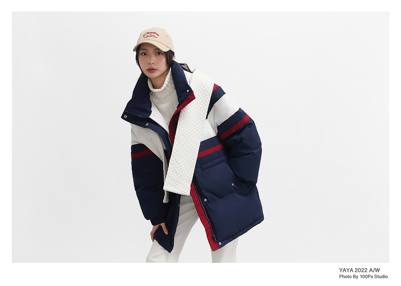 羽绒服拍摄｜YAYA羽绒服2022A/W 设计师联名系列（图ZMzE5NDEyMTIw） - 人像摄影 - 站酷设计师WaiTinG0417原创素材 - 站酷ZCOOL