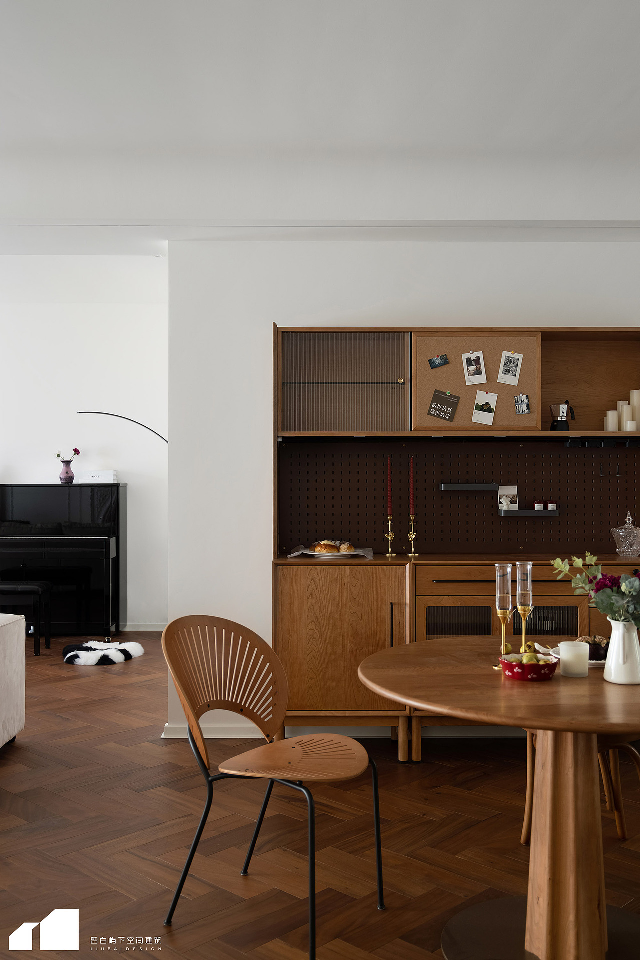 留白·实景｜钢琴老师理想中的轻法式，处处都是小心机（图ZMzE1MDk5NDA0） - 家装设计 - 站酷设计师留白屿下空间建筑原创素材 - 站酷ZCOOL