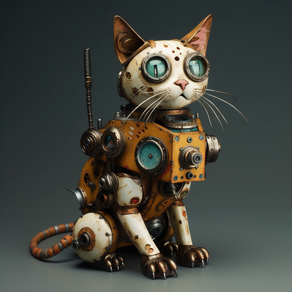 AI | 硅基猫猫诞生记（图ZMzM3NTM2NTYw） - AI作品 - 站酷设计师跑得快哦原创素材 - 站酷ZCOOL