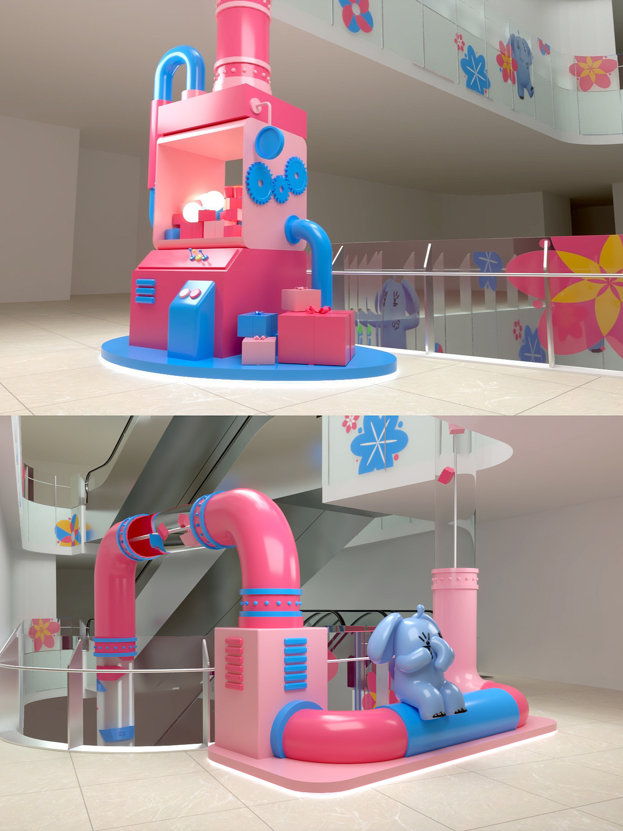 多巴胺美陈IP|艺术装置|商业设计|快闪空间