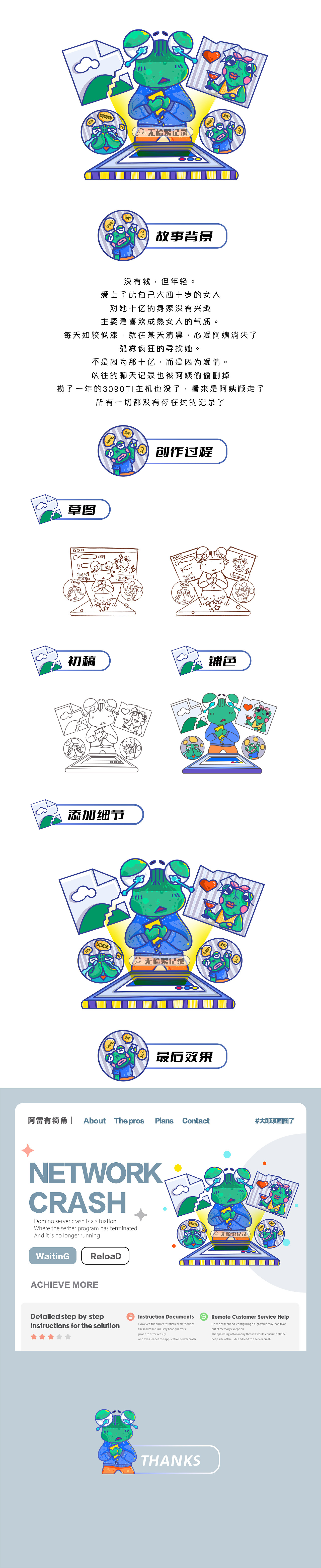 #大郎该画图了#缺省页设计打卡#无检索记录（图ZMzEyMzYxMjM2） - 软件界面 - 站酷设计师阿雷有犄角原创素材 - 站酷ZCOOL