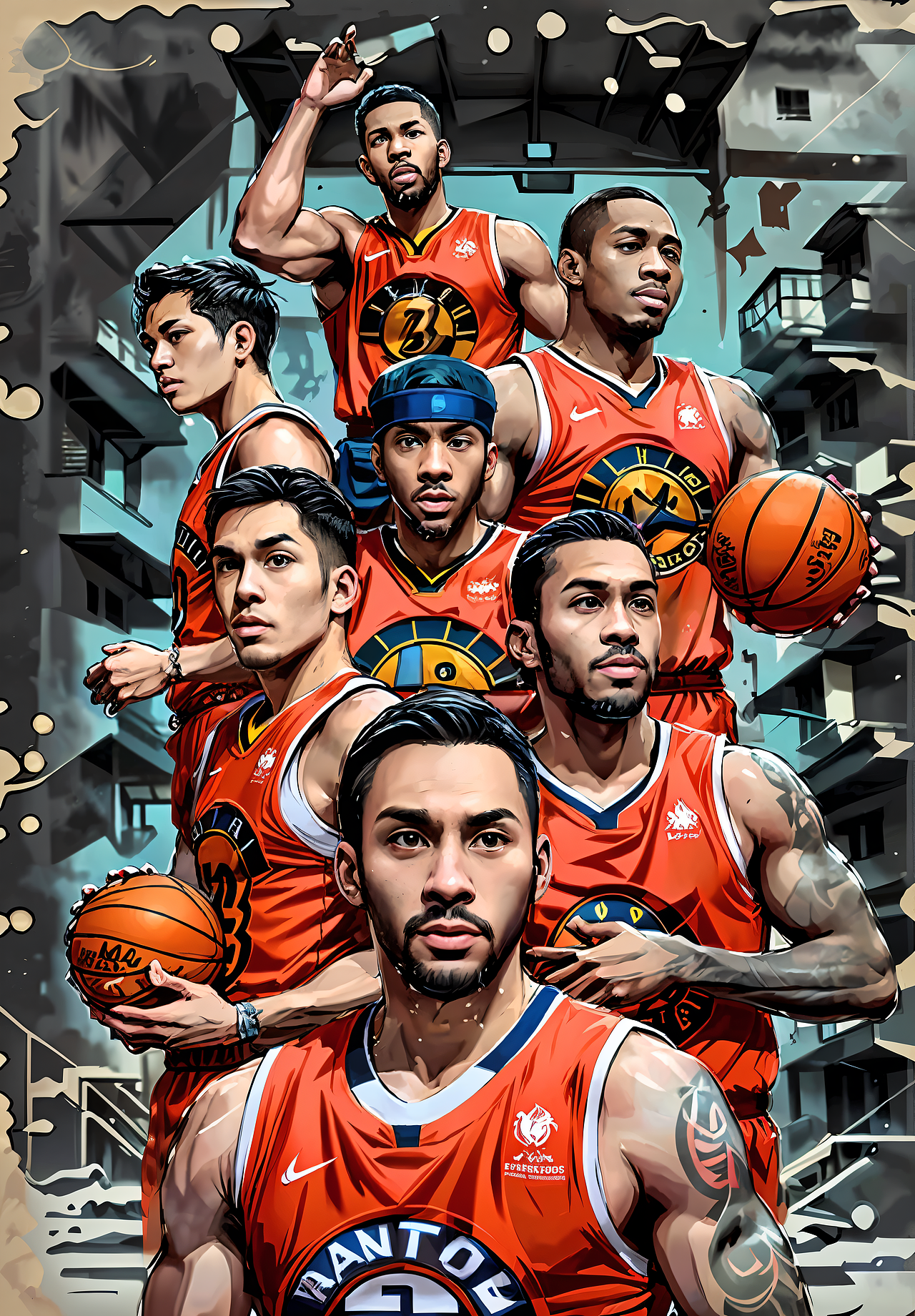 NBA#猛龙总冠军！（图ZMzQ2OTM3Mzcy） - 商业插画 - 站酷设计师Sean恩恩原创素材 - 站酷ZCOOL