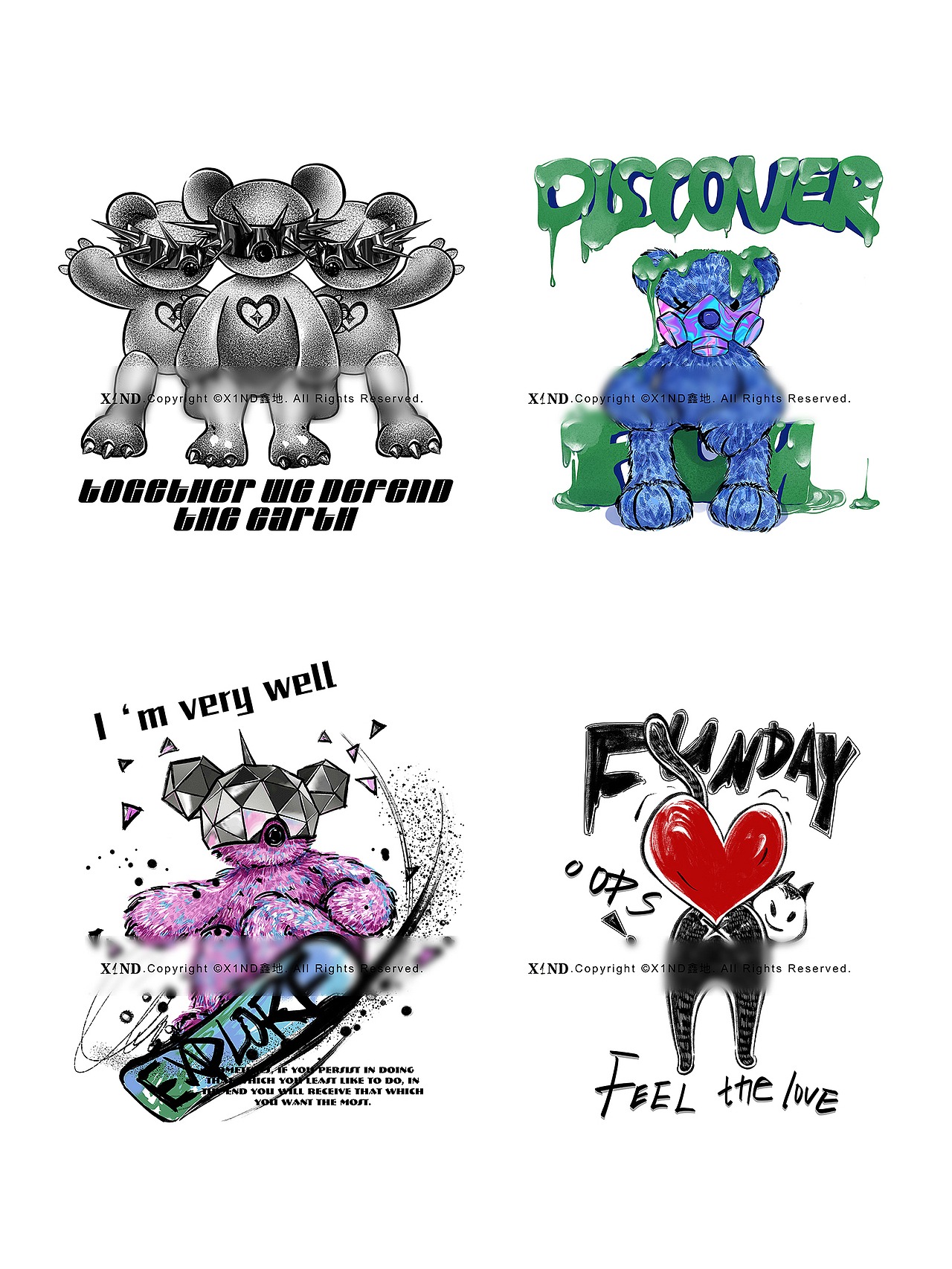 商业插画 X 服装图案（图ZMzIyMDcwODky） - 商业插画 - 站酷设计师X1ND鑫地原创素材 - 站酷ZCOOL