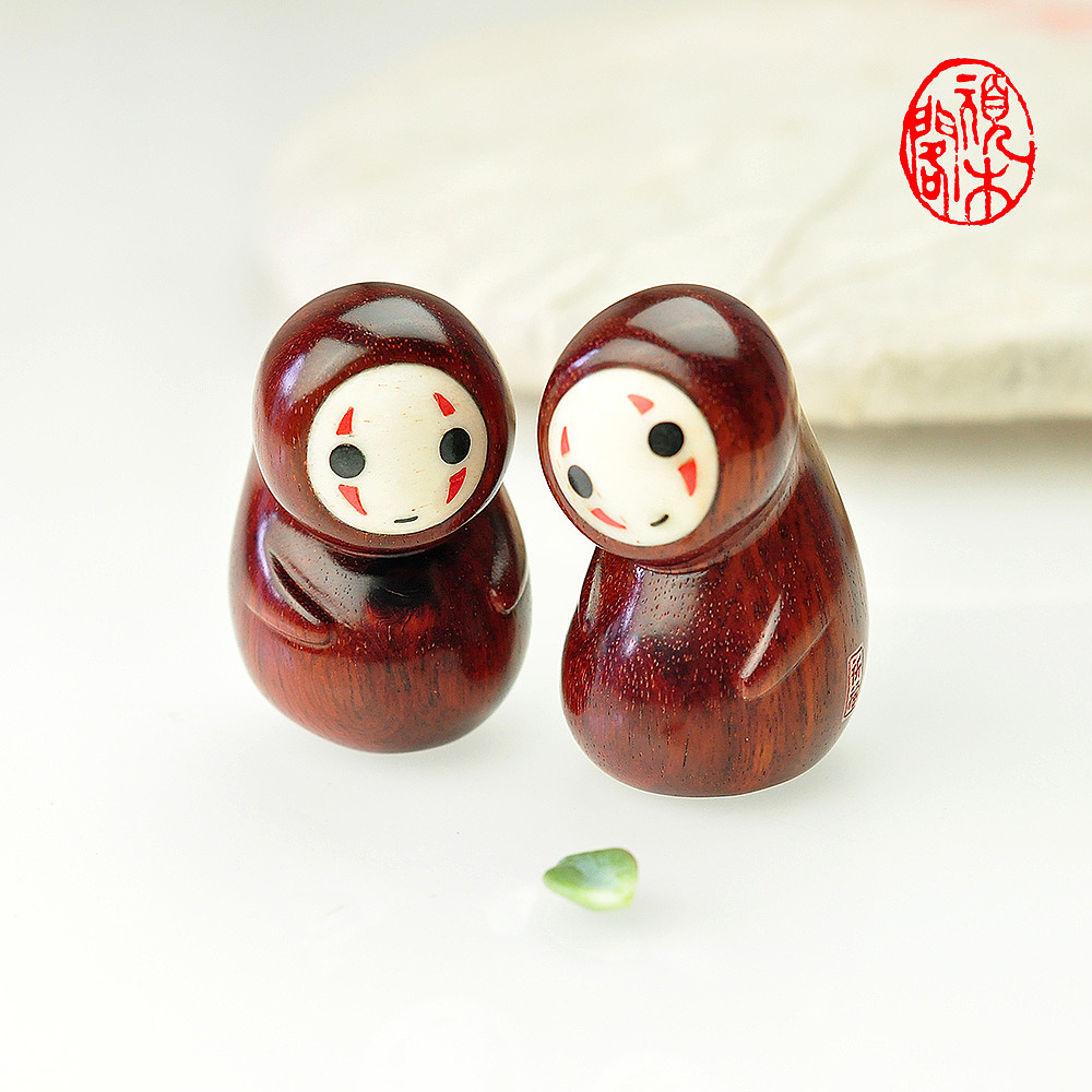 顽木作品《无脸男*千与千寻》（图ZMzQ1MDk4MzYw） - 工艺品设计 - 站酷设计师顽木阁原创素材 - 站酷ZCOOL