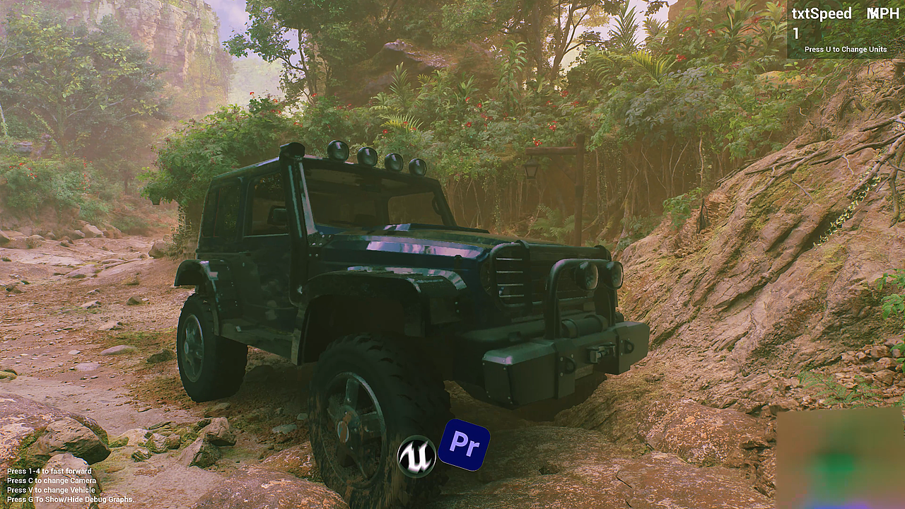 ElectricDreams环境 - 自动驾驶的越野汽车