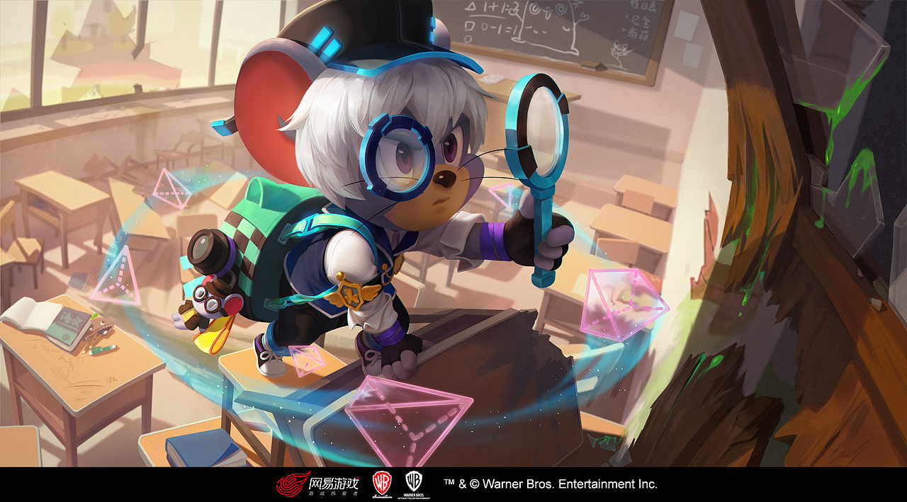 网易游戏-猫和老鼠手游 宣传图绘制