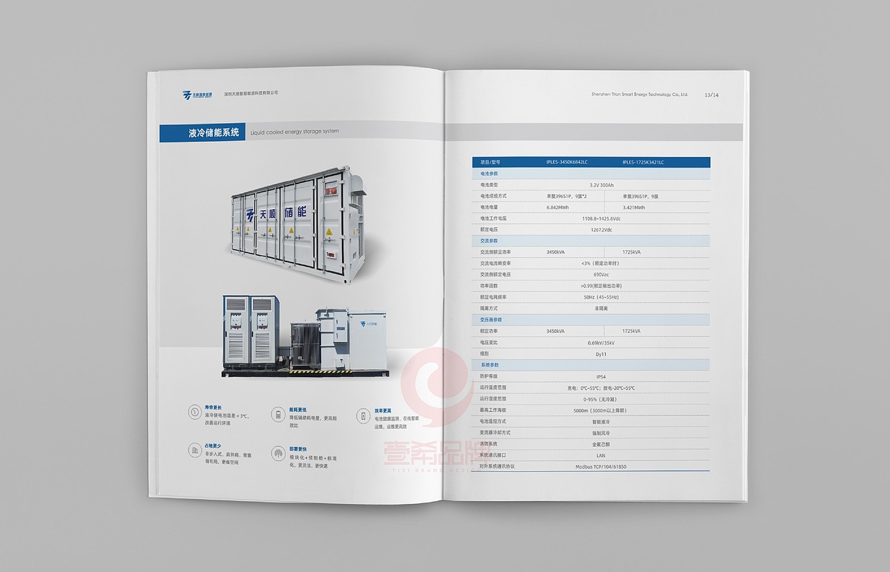 一希品牌设计--智慧能源公司画册宣传册设计