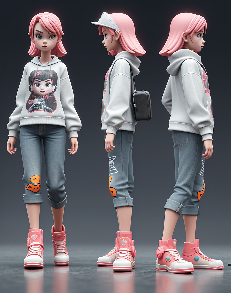 我和AIGC亦师亦友 | IP三视图