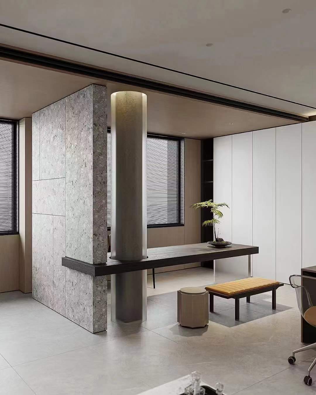办公空间 | 现代简约的中式浪漫