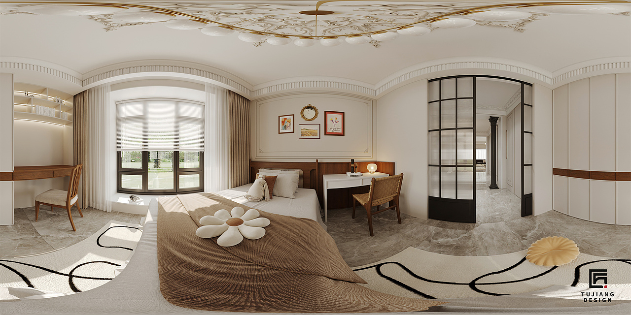 轻法式装修,优雅与设计并存!