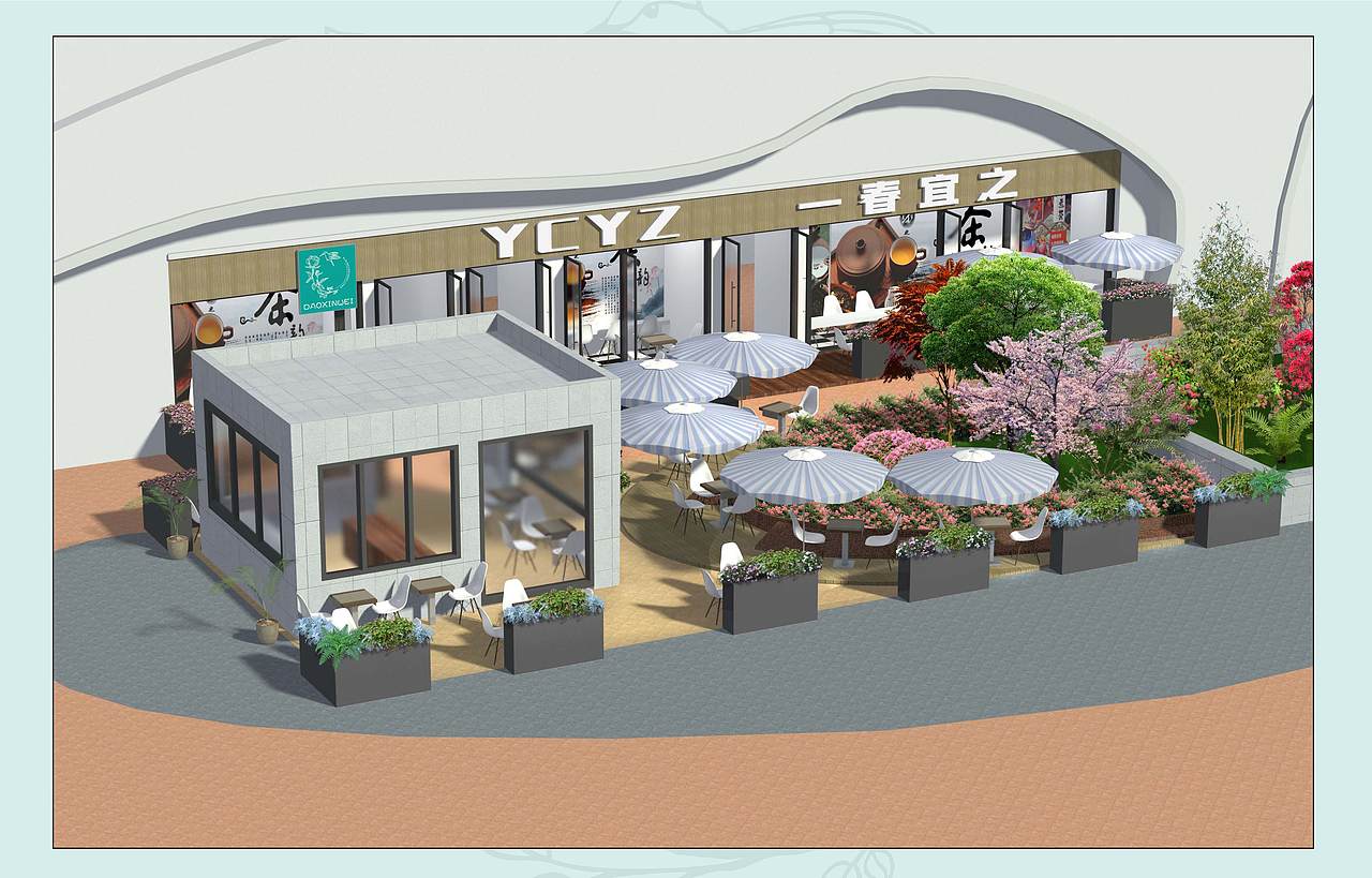 一春之宜万达店效果图方案（图ZMzYyOTM1Mjgw） - 场景 - 站酷设计师不是朴树原创素材 - 站酷ZCOOL