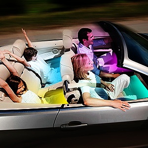 亚马逊主图汽车氛围灯