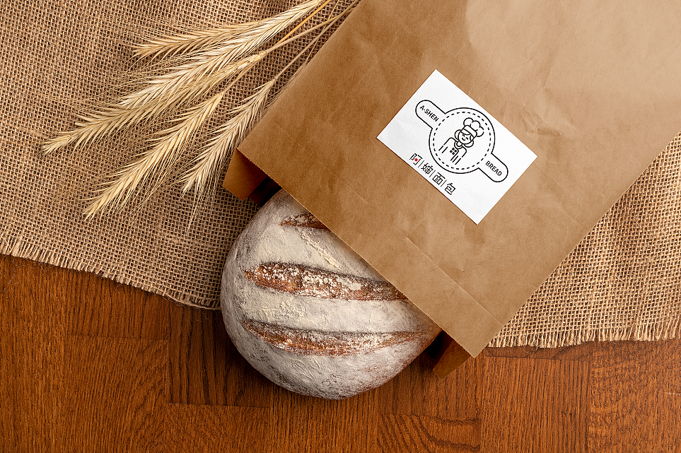 原创logo设计：阿婶面包（图ZMzM3NjE3NTA4） - Logo - 站酷设计师源创7原创素材 - 站酷ZCOOL