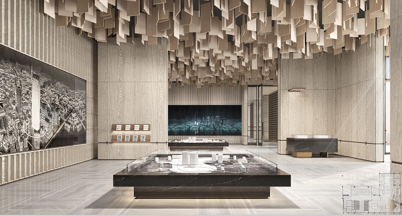 贵州毕节乾麟龙售楼部展厅设计