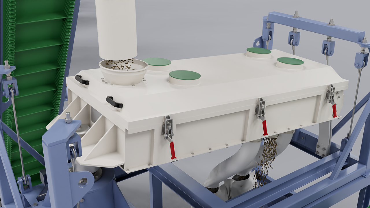 尼日利亚9KLH-304颗粒饲料生产线动画