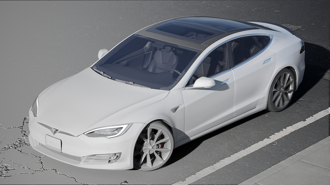 UE5汽车渲染（路径追踪）