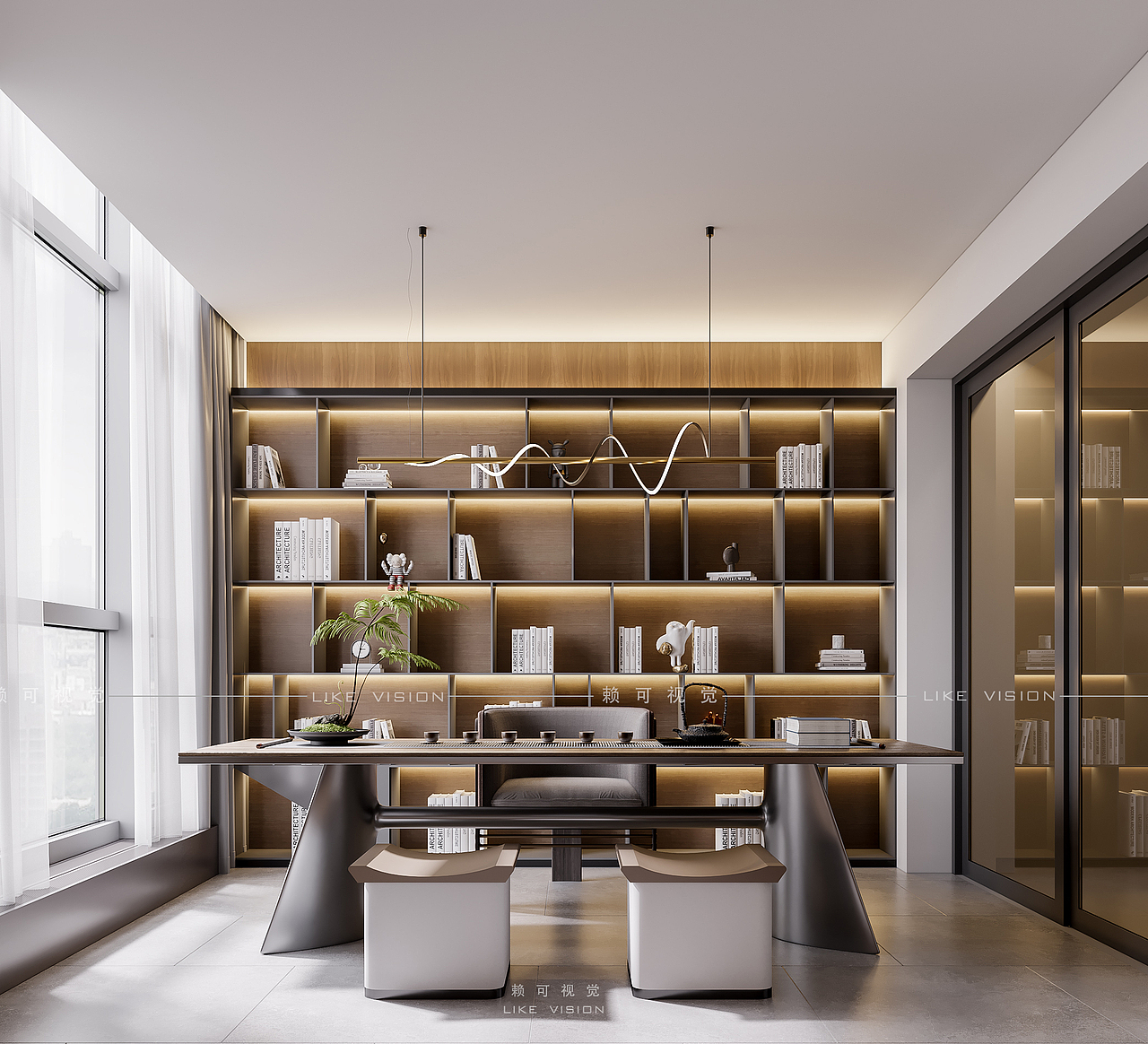 现代简约效果图表现