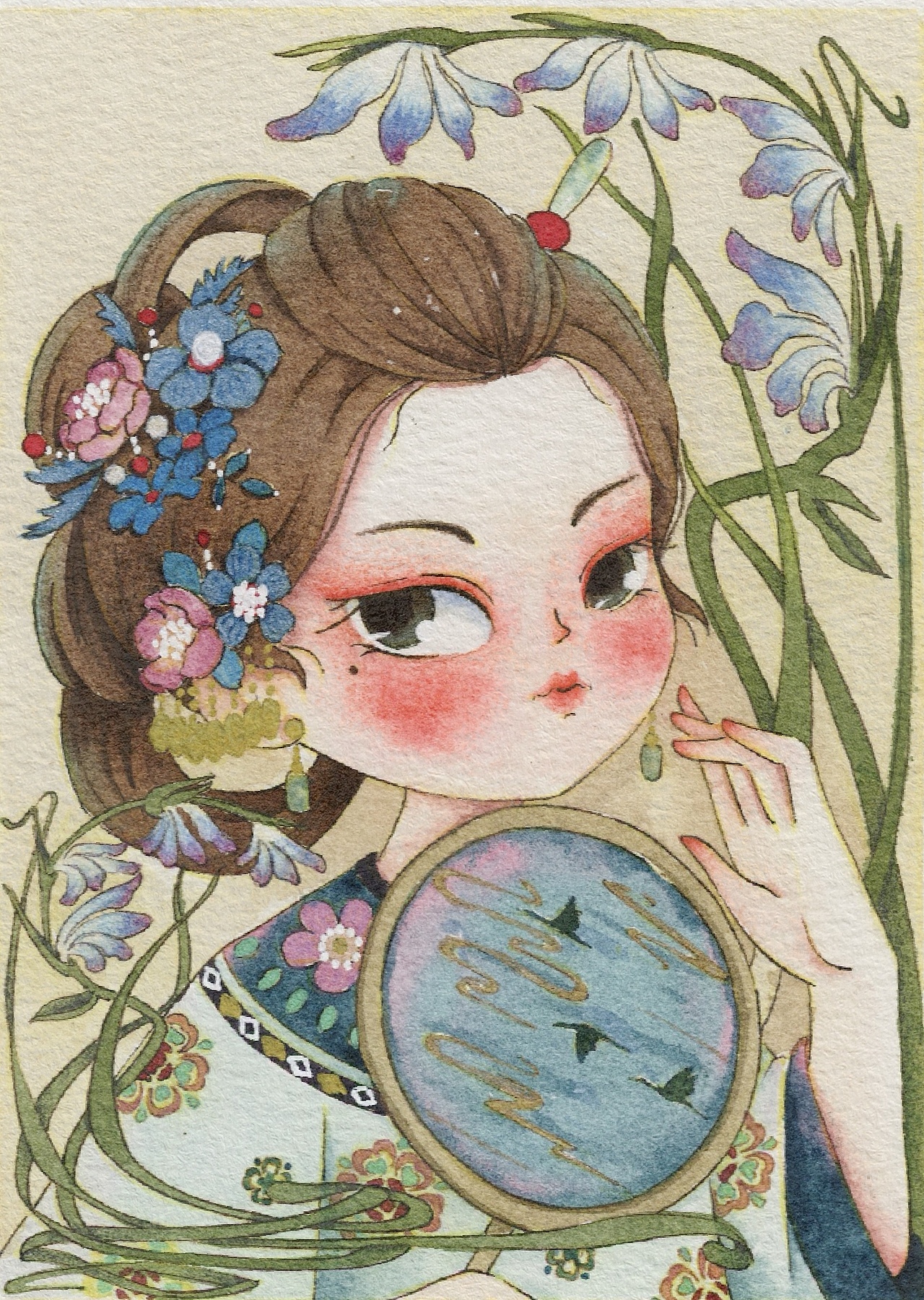 Q版古风人物（图ZMzcxMDQ1ODA4） - 儿童插画 - 站酷设计师夏小夕夕夕原创素材 - 站酷ZCOOL