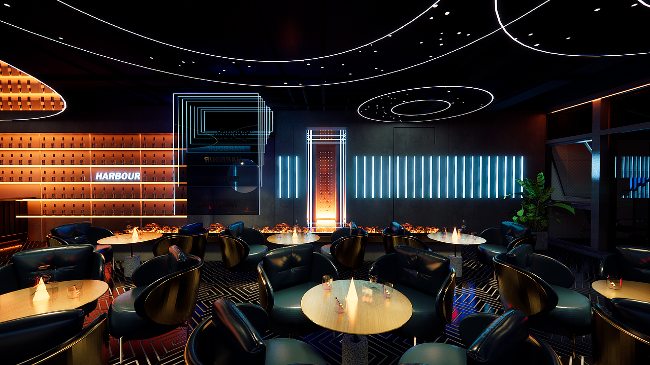 深圳酒吧设计 | 室内设计（图ZMzAyODM5ODcy） - 商业空间设计 - 站酷设计师足也空间设计原创素材 - 站酷ZCOOL