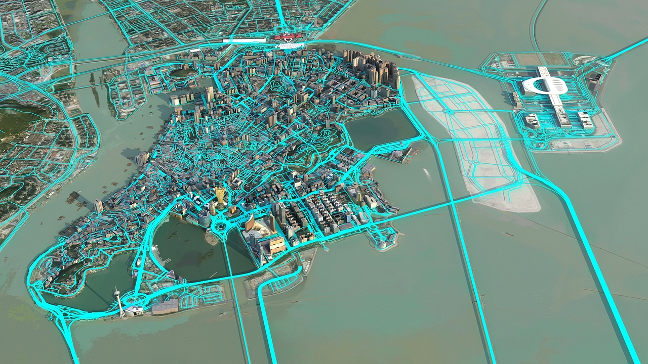 澳门3d城市模型