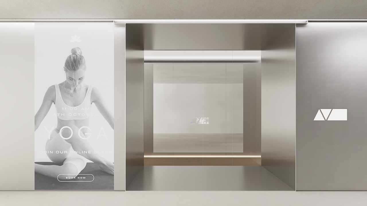 ➖ON｜瑜伽馆设计（图ZMzY4NjAwMTk2） - 商业空间设计 - 站酷设计师ONO_Design原创素材 - 站酷ZCOOL