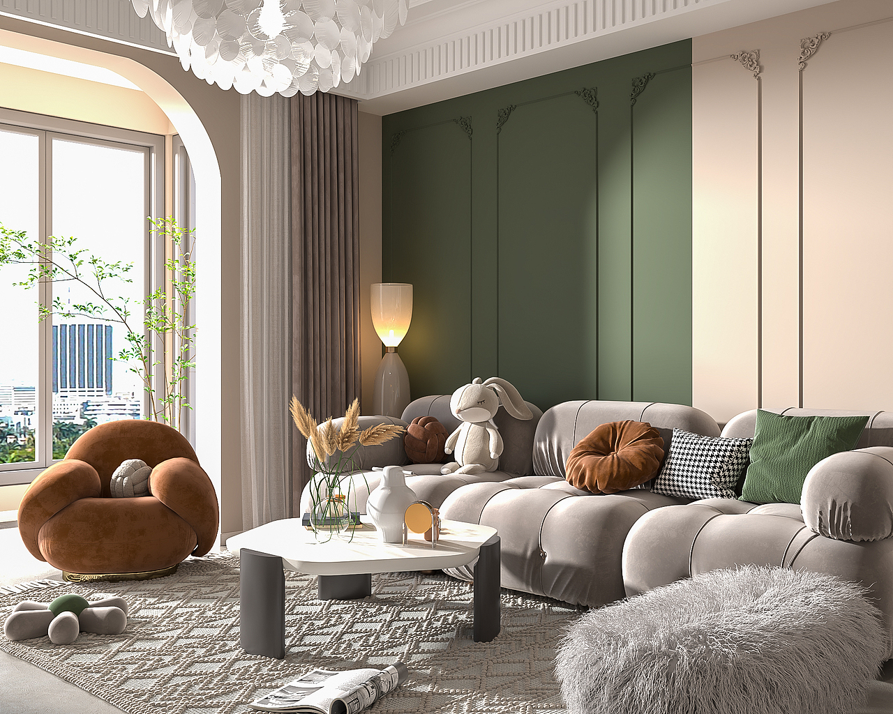 法式现代清新客餐厅（图ZMzExMTQ5NjYw） - 家装设计 - 站酷设计师人间小西瓜原创素材 - 站酷ZCOOL