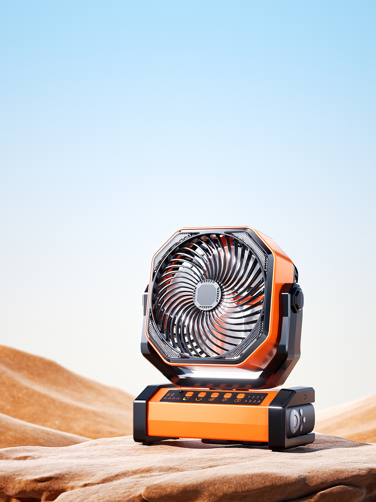 户外风扇渲染-3