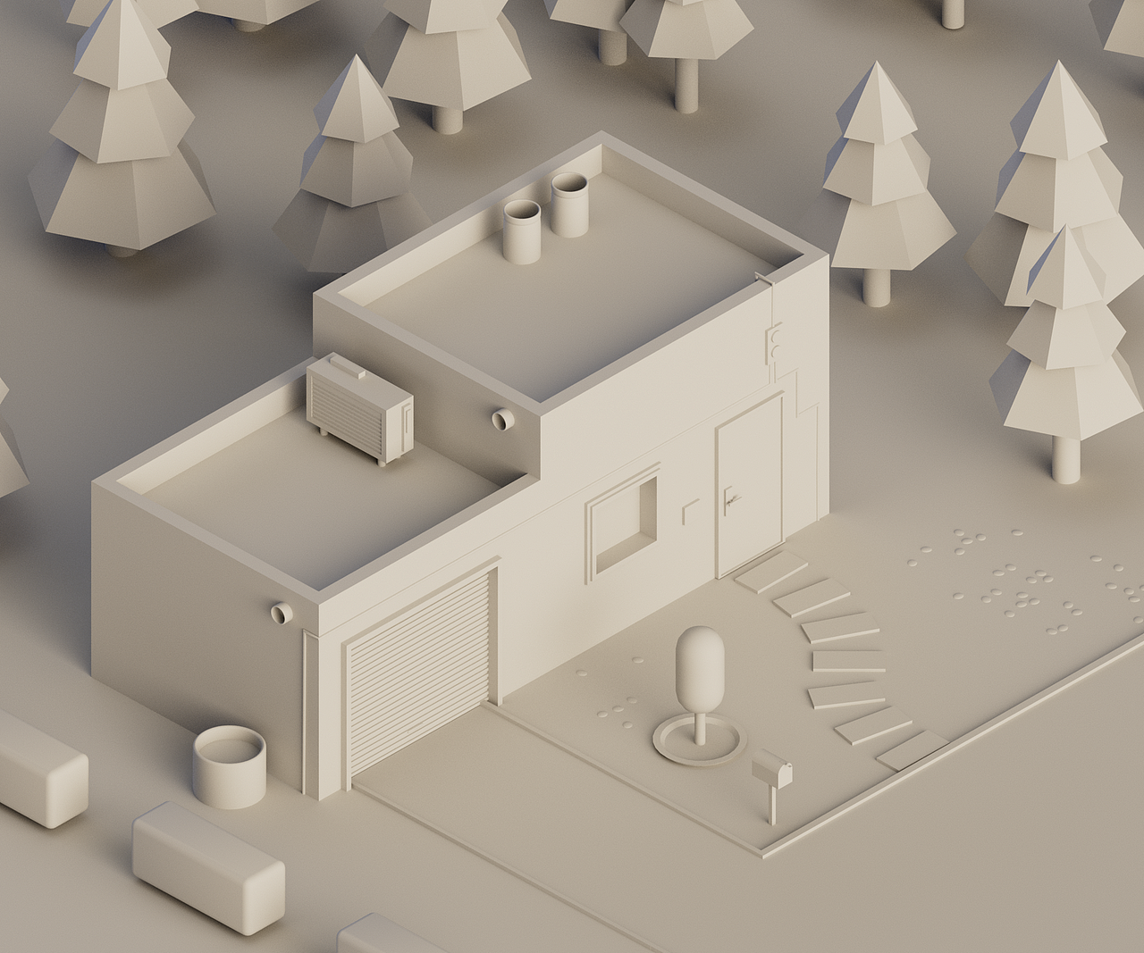 3D作品（图ZMzE0NjczMzQ4） - 建筑/空间 - 站酷设计师良同学原创素材 - 站酷ZCOOL