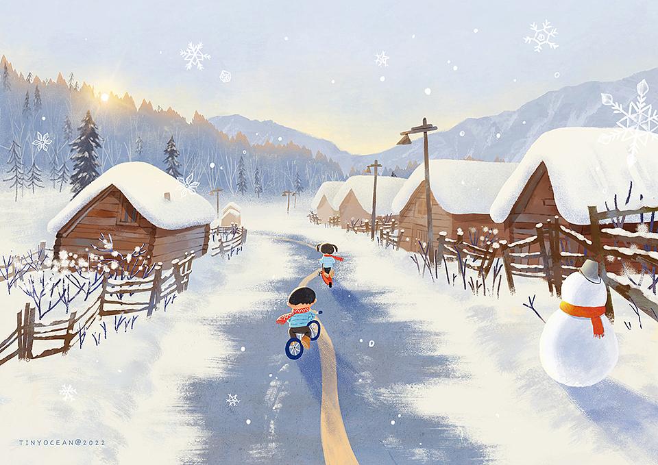 有我陪你长大/60天色彩速涂（图ZMzA0Nzc3OTc2） - 创作习作 - 站酷设计师豆丁洋原创素材 - 站酷ZCOOL