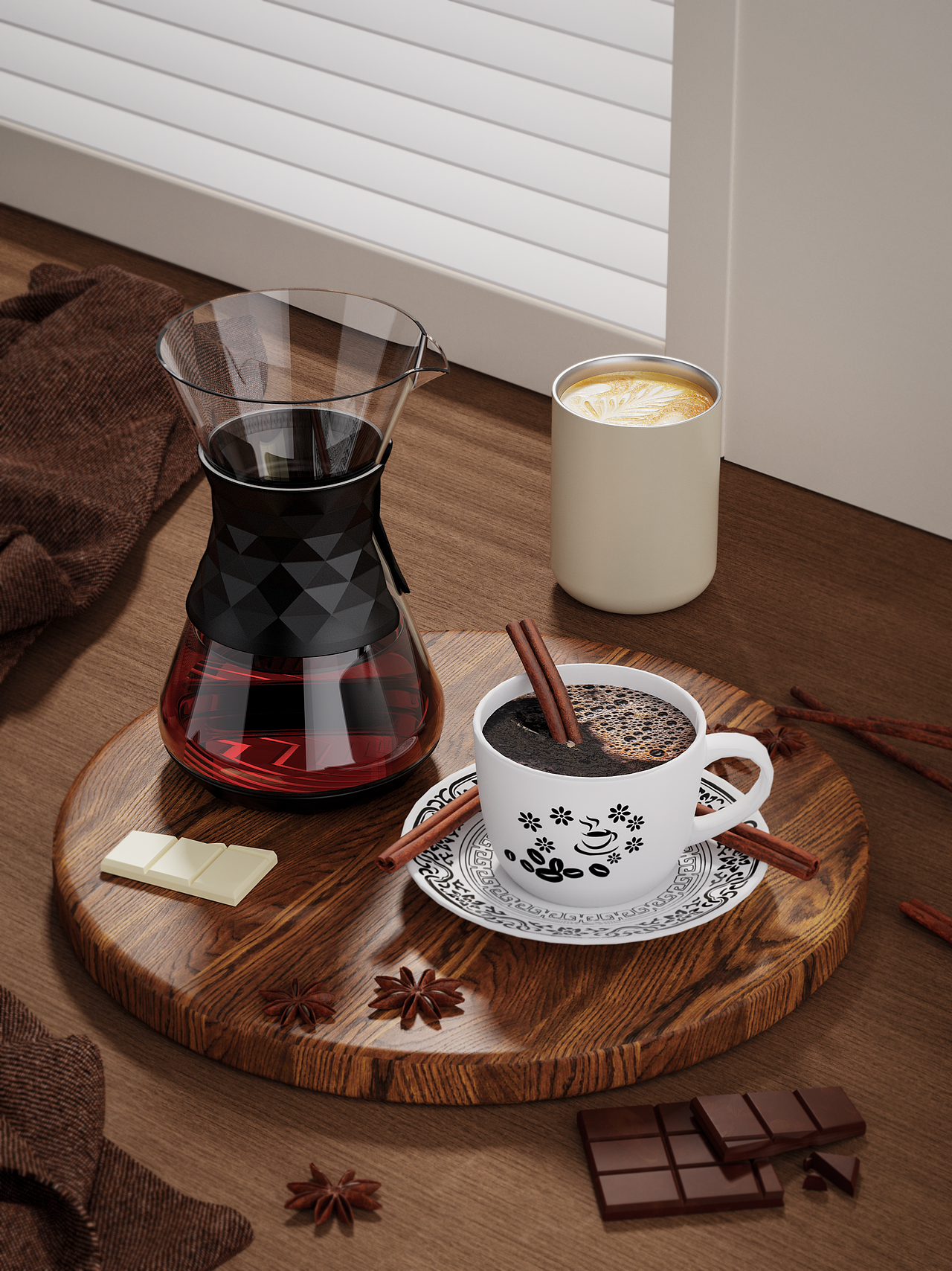 咖啡分享壶·保温杯设计