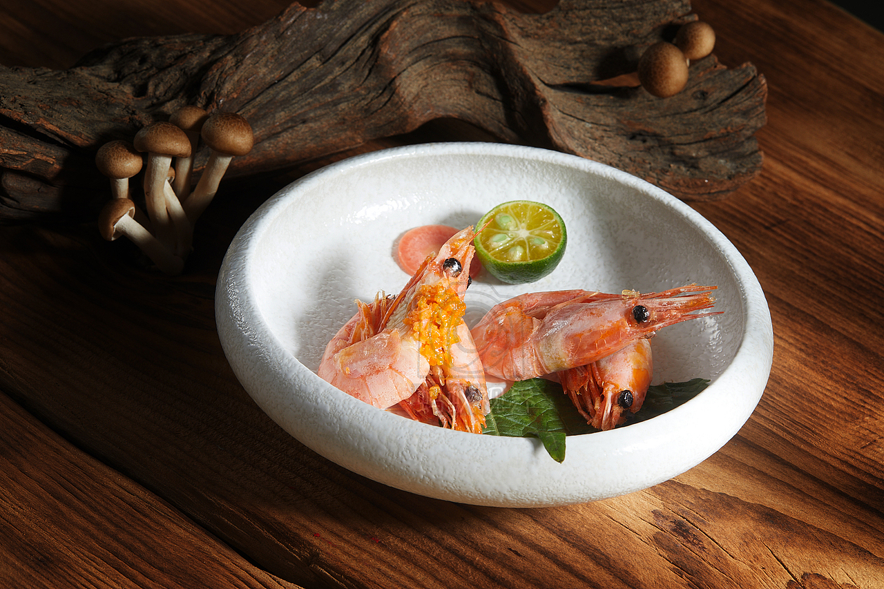 北极甜虾，海鱼