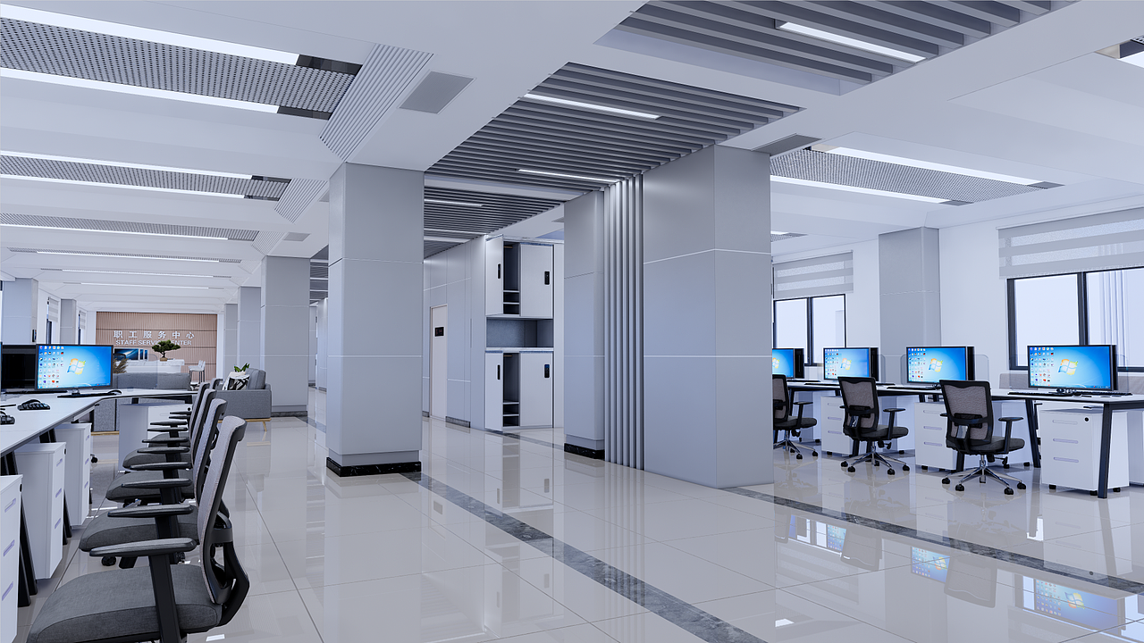 某单位公共办公空间改造设计