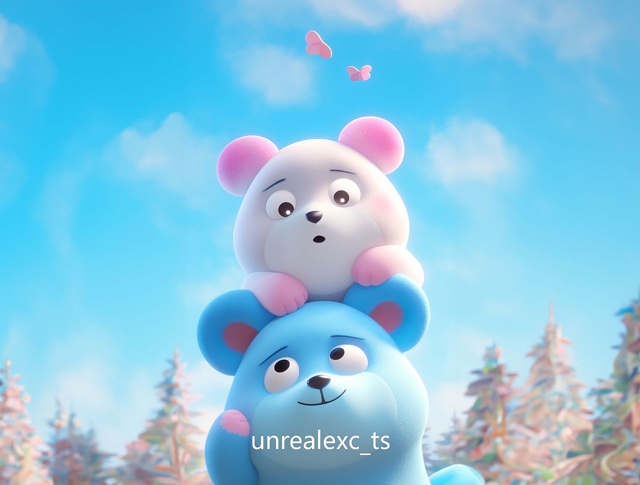 [原创动画]粉粉蓝小熊之爱 系列动画（图ZMzQ2MjI5NzAw） - 动画片 - 站酷设计师Tangsi_EXC原创素材 - 站酷ZCOOL