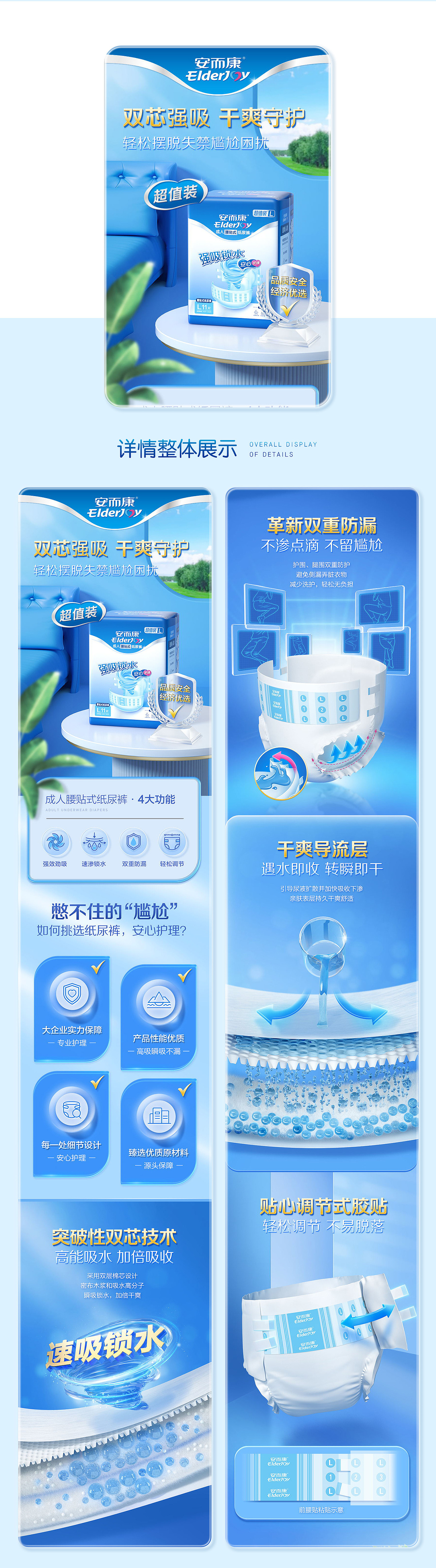 安而康超值装系列包装和商详设计