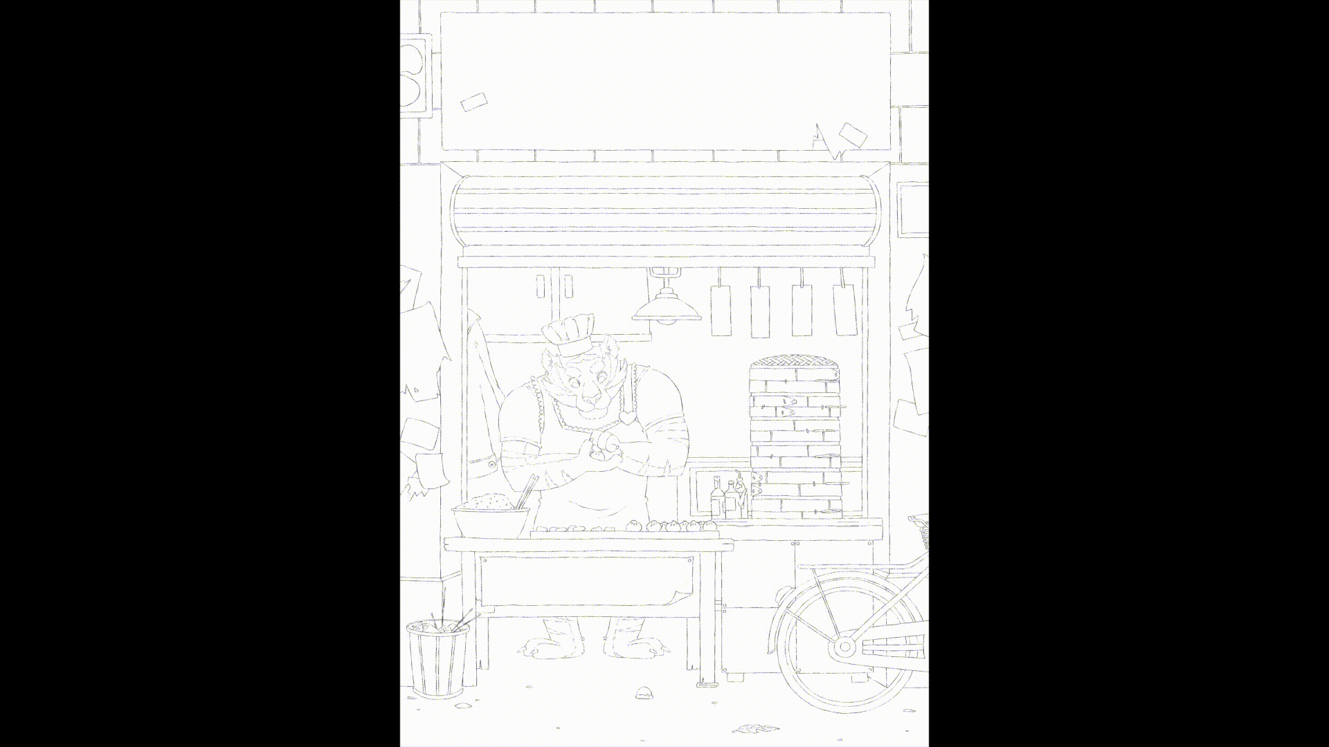 一餐一饭（图ZMzAwODMxMTUy） - 儿童插画 - 站酷设计师陈楠MUtouNAN原创素材 - 站酷ZCOOL