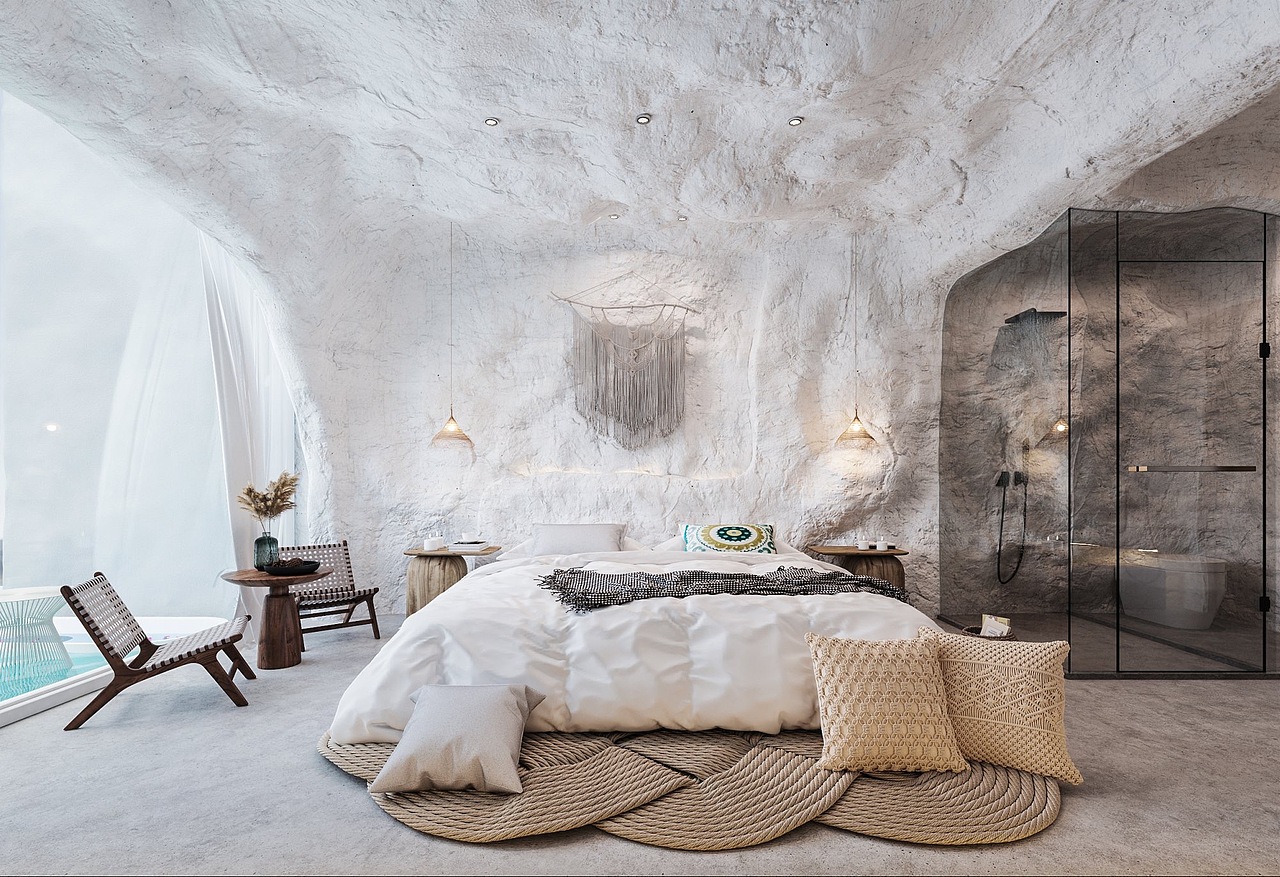 洞穴民宿待君重返“穴居”时代（图ZMzE5MTI4MTQw） - 酒店餐饮设计 - 站酷设计师媛媛设计1原创素材 - 站酷ZCOOL